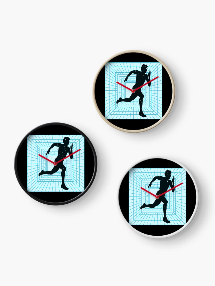 Thumbnail 3 of 4, Clock, RUNNERS #2 designed and sold by RICK-TURNER.
