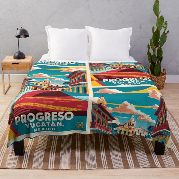Item preview, Progreso Yucatan Mexico Vintage Travel Tourism  designed and sold by TravelersGems.