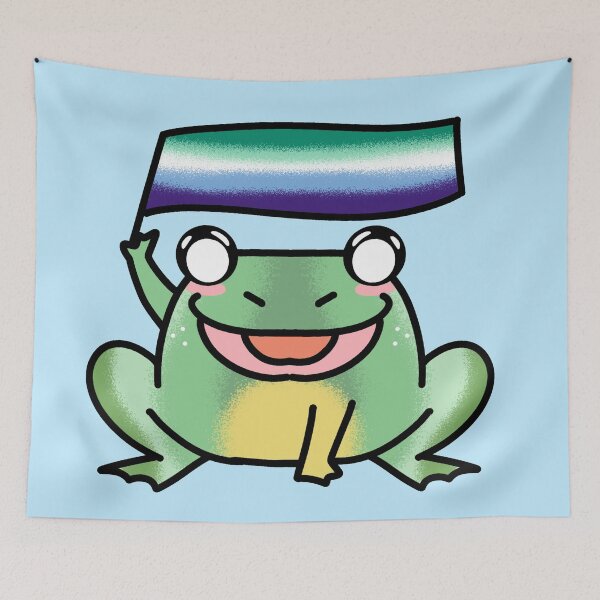 Item preview, Cute Gay pride frog inclusive  designed and sold by Quacktails.