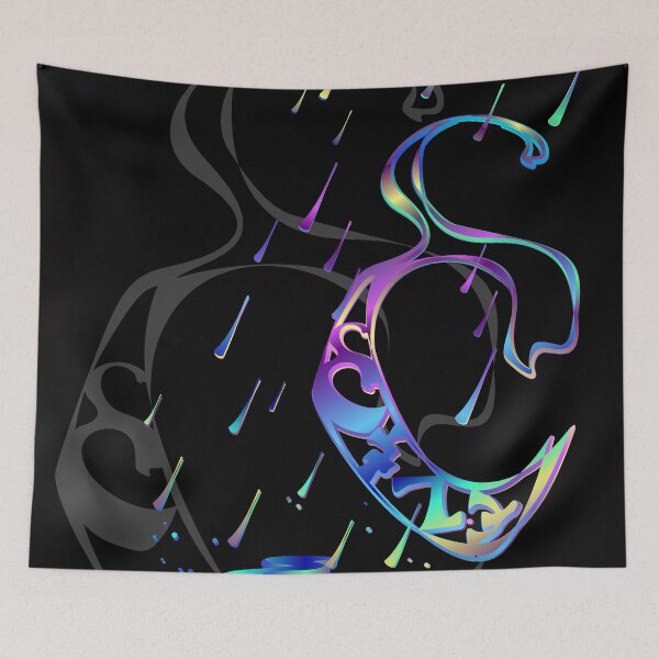 Item preview, Enochian Rain (Black) designed and sold by FreakorGeek.
