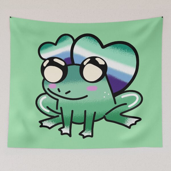 Item preview, Froggy Cute Gay pride frog  designed and sold by Quacktails.