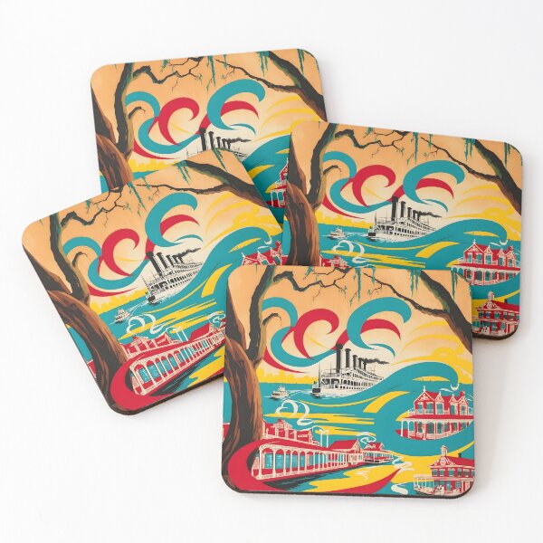 Item preview, Louisiana USA American Vintage Travel Tourism  designed and sold by TravelersGems.