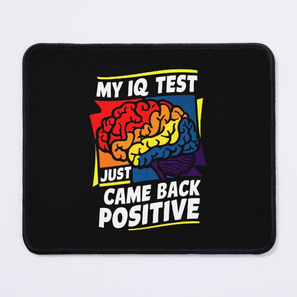 Item preview, Colorful Cognitive Canvas: My IQ Test Shines with Flying Colors designed and sold by SplashTastic.