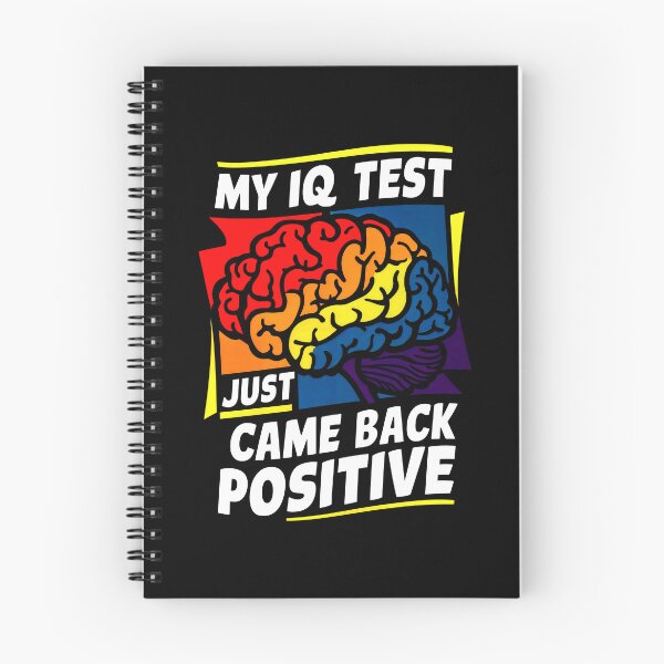 Item preview, Colorful Cognitive Canvas: My IQ Test Shines with Flying Colors designed and sold by SplashTastic.
