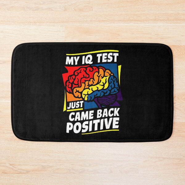 Item preview, Colorful Cognitive Canvas: My IQ Test Shines with Flying Colors designed and sold by SplashTastic.