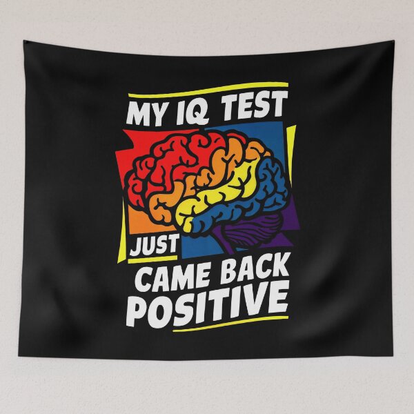 Item preview, Colorful Cognitive Canvas: My IQ Test Shines with Flying Colors designed and sold by SplashTastic.