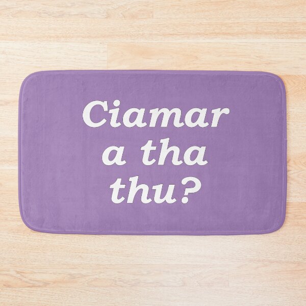 Item preview, Ciamar a tha thu? indigo pastel Scottish Gaelic translation how are you? designed and sold by Mamaidh Made.