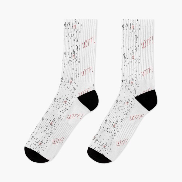 Item preview, WOW! signal 6EQUJ5 15 Aug 1977 Big Ear SETI ET alien (WTF!, red, black) designed and sold by SolidEarthArt.