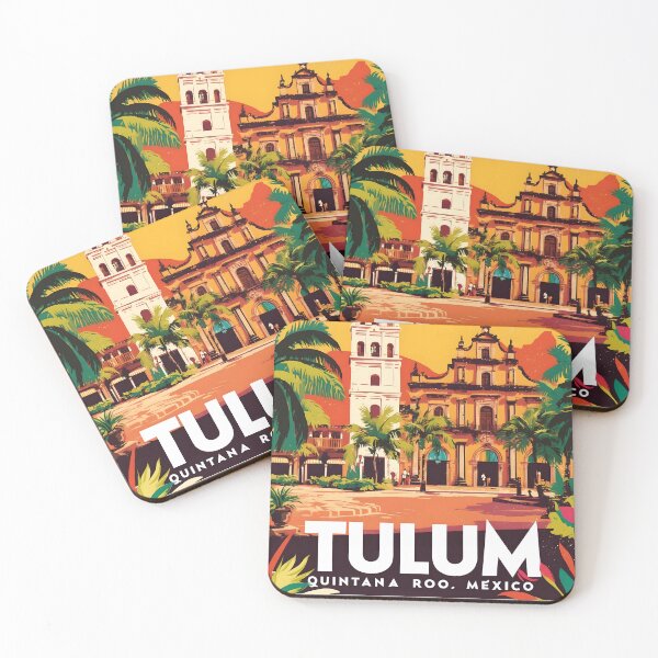 Item preview, Tulum Quintana Roo Mexico Vintage Travel Tourism  designed and sold by TravelersGems.