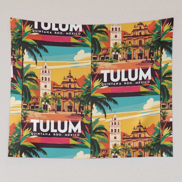 Item preview, Tulum Quintana Roo Mexico Vintage Travel Tourism  designed and sold by TravelersGems.
