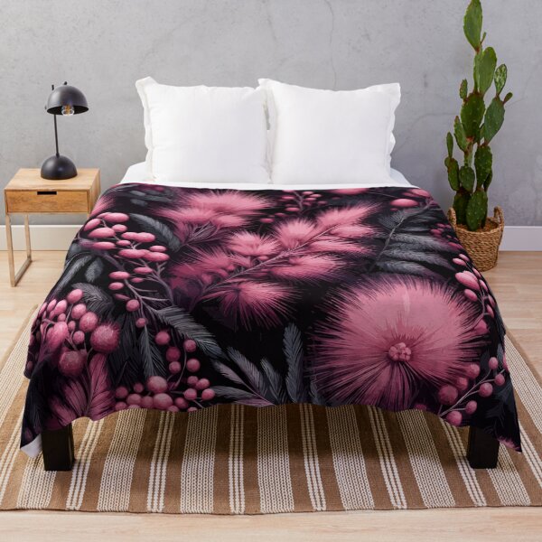 Item preview, Pink Mimosa Floral Pattern designed and sold by printmala.