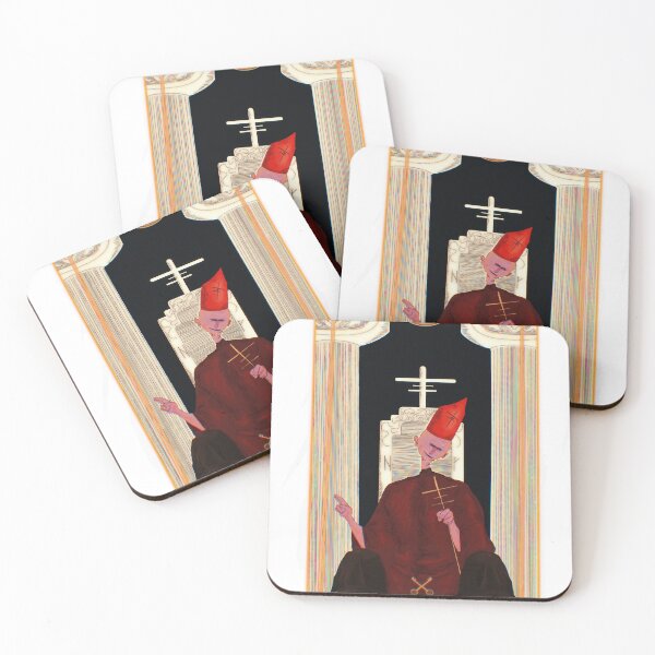 Item preview, The Hierophant tarot original design digital art print designed and sold by SackDesigns.
