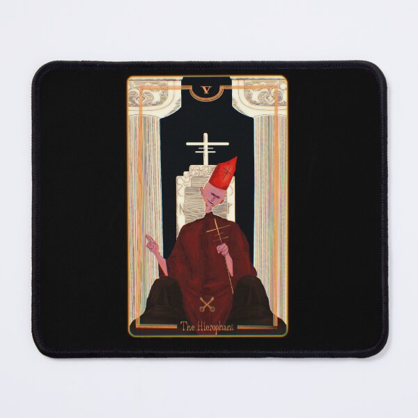 Item preview, The Hierophant tarot original design digital art print designed and sold by SackDesigns.