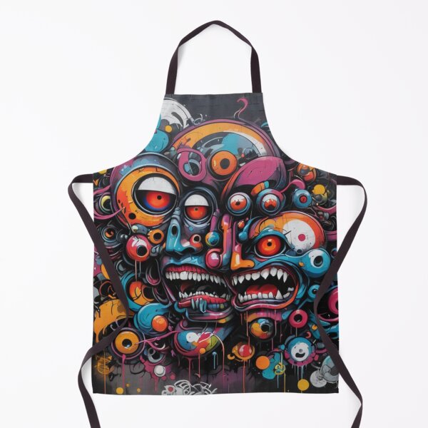 Item preview, Scary Faces Graffiti, Street Art Pattern, Japan designed and sold by Burn-Ego.