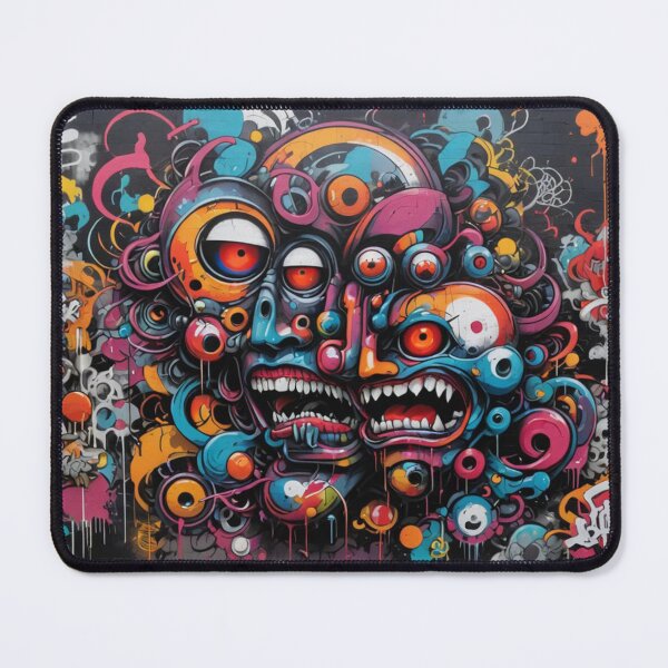 Item preview, Scary Faces Graffiti, Street Art Pattern, Japan designed and sold by Burn-Ego.