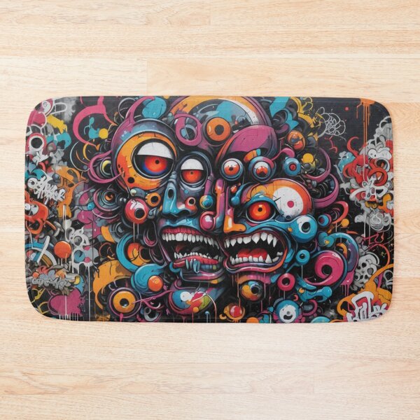 Item preview, Scary Faces Graffiti, Street Art Pattern, Japan designed and sold by Burn-Ego.