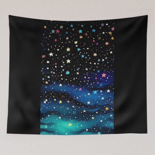Item preview, stars over auroras designed and sold by ritusdesigns.
