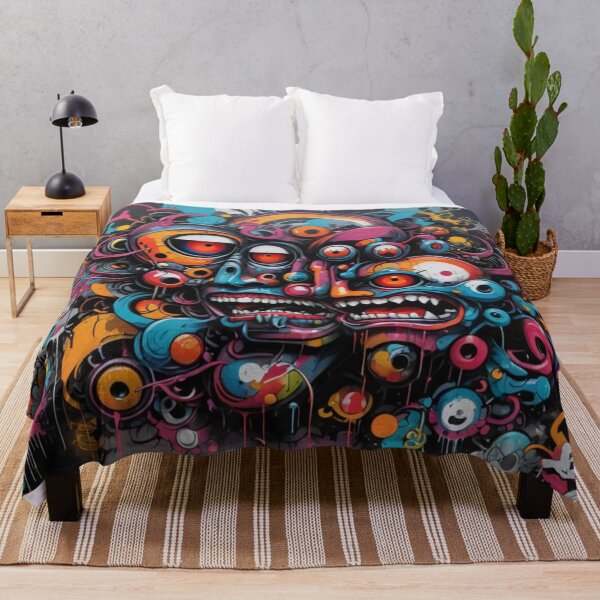 Item preview, Scary Faces Graffiti, Street Art Pattern, Japan designed and sold by Burn-Ego.