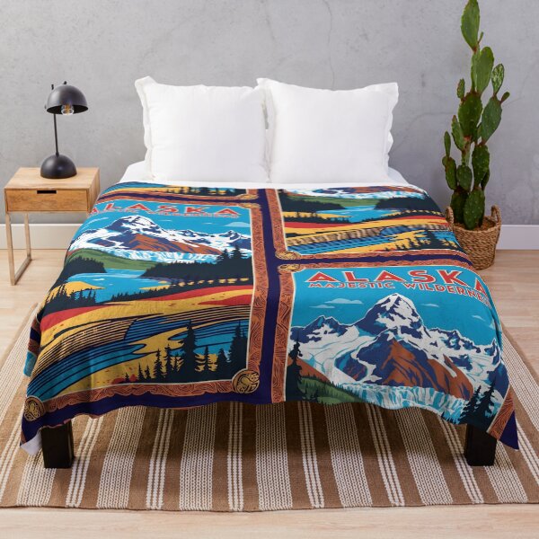 Item preview, Alaska USA American Vintage Travel Tourism designed and sold by TravelersGems.