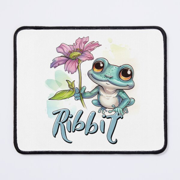 Item preview, Frog with Flower designed and sold by WaffleGhostShop.