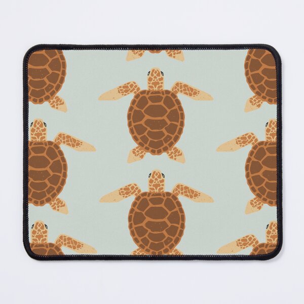 Item preview, Art of a spotted swimming ocean sea turtle from above designed and sold by The Red Shop.