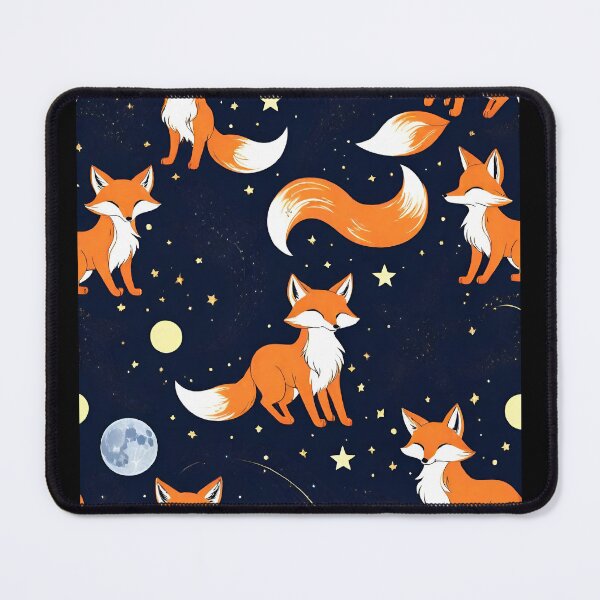 Item preview, Celestial Fox with Moon and Stars designed and sold by TrendyGalaxy.