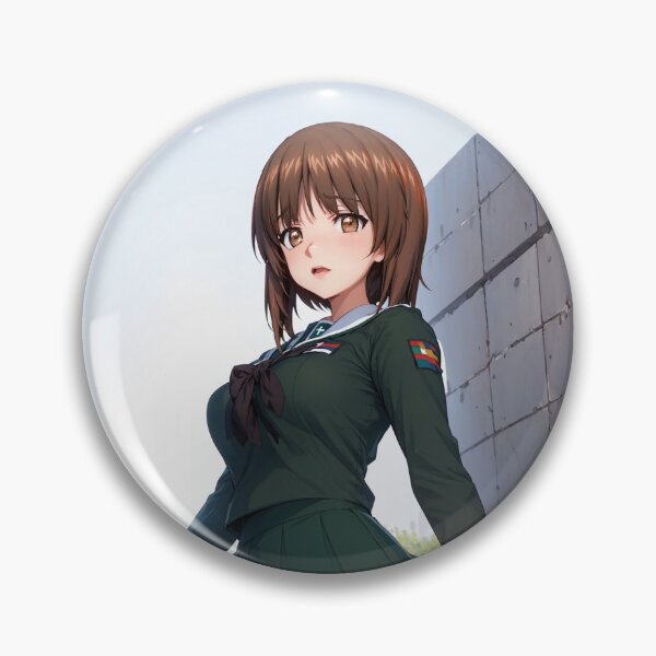 Item preview, Nishizumi Miho - Girls und Panzer Fanart designed and sold by iloveanimechibi.