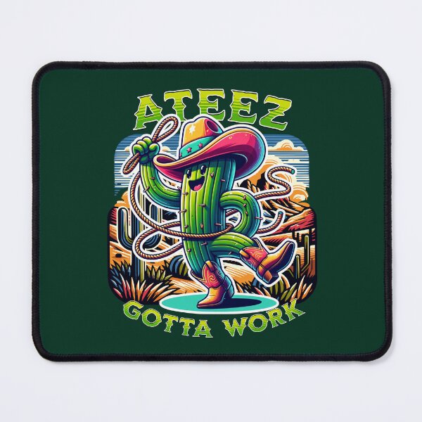 Item preview, ATEEZ atiny gotta work typography text Morcaworks designed and sold by Morcawork.
