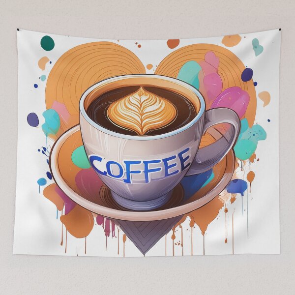 Item preview, Beautiful coffee cup inside a heart designed and sold by mutarid.