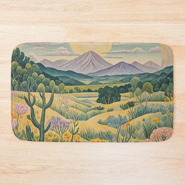 Item preview, Enchanted Valley: Pastel Cactuses and Wildflowers designed and sold by Lizetteh.