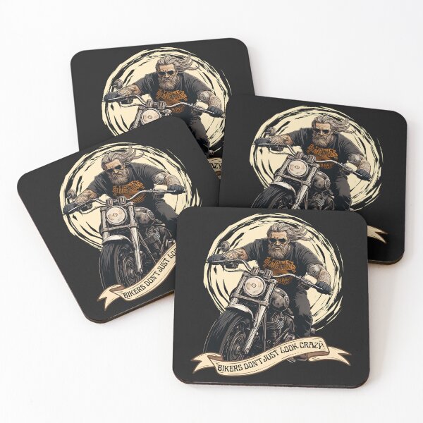 Item preview, Cool Biker Vintage Motorcycle Graphic Design designed and sold by MTJ-Mushrooms.