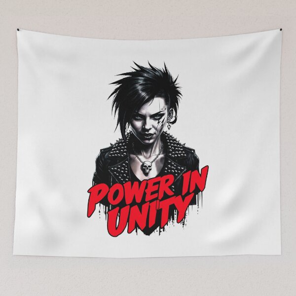 Item preview, Spiked Solidarity: Punk Rocker's Leather Jacket Proclaims Unity's Power designed and sold by SplashTastic.