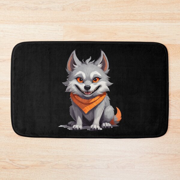Item preview, A Cute And Mischievous Wolf-Like Creature With Sharp Teeth designed and sold by Adelberton.
