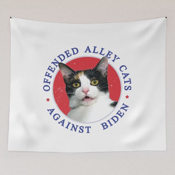 Item preview, Offended Alley Cats Against Biden - 2024 Biden Funny Debate Wear designed and sold by kboban25.