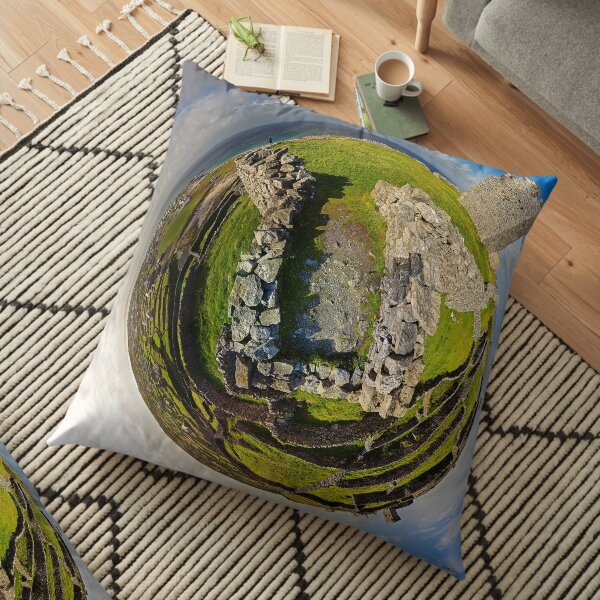 O'Brien Fort Inisheer, Aran Islands, Ireland Floor Pillow