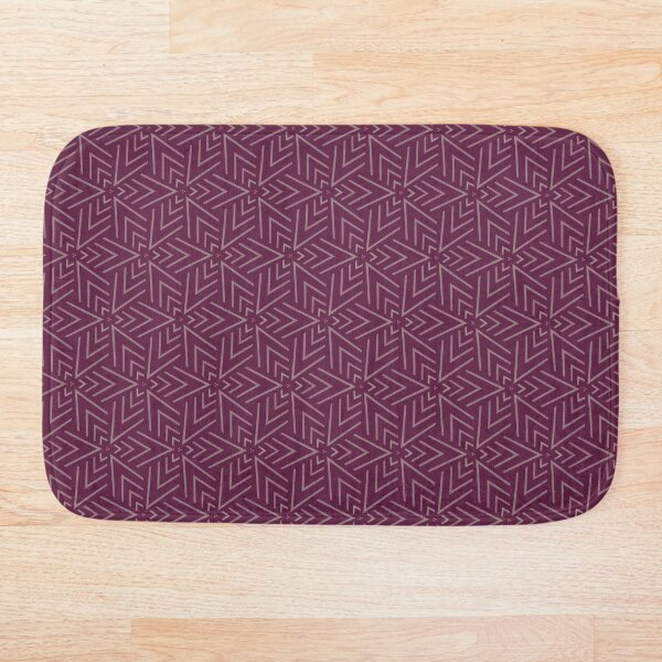 Item preview, Purple and maroon rustic material star line pattern designed and sold by elliebart.