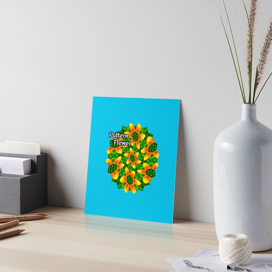 Item preview, Art Board Print designed and sold by Patternflower.