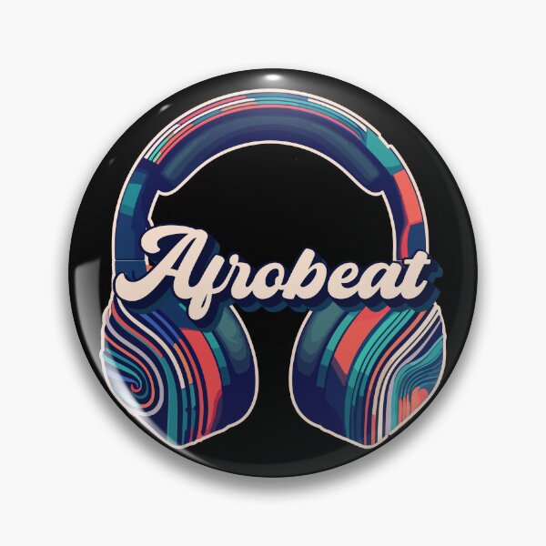 Item preview, Colorful Afrobeat Headphones | African Dance Music - Black designed and sold by PearlMoonGrapes.