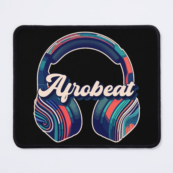 Item preview, Colorful Afrobeat Headphones | African Dance Music - Black designed and sold by PearlMoonGrapes.