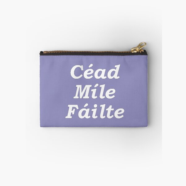 Item preview,  'Ceud Míle Fáilte' indigo pastel Scottish Gaelic translation  'One hundred thousand welcomes' designed and sold by Mamaidh Made.