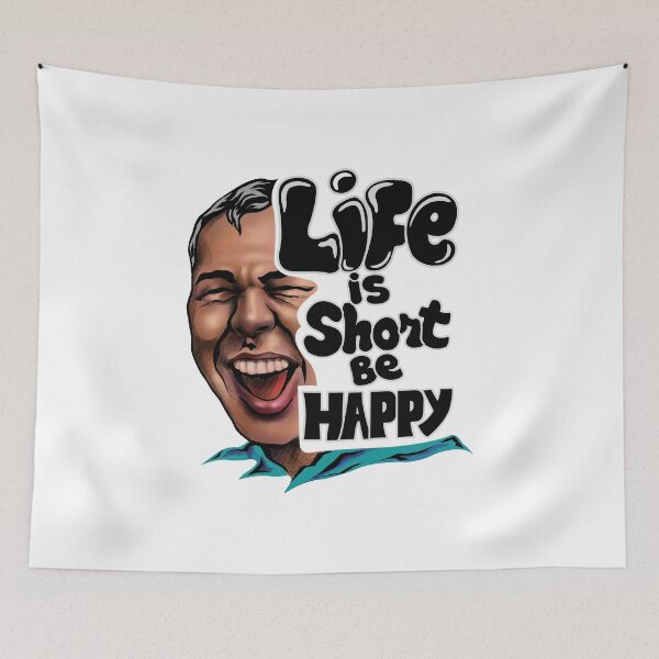 Item preview, "Life's Short, Embrace Happiness" designed and sold by RhonDesign.