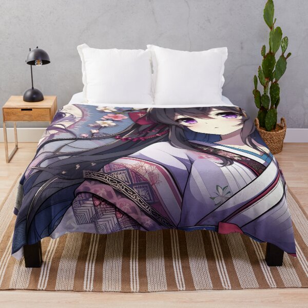 Item preview, Beautiful Anime Girl Art Print - Stunning Japanese Style Illustration - Perfect for Anime Lovers designed and sold by PandaTShirtShop.