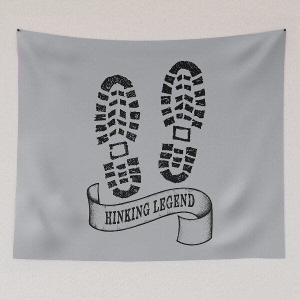 Item preview, Hinking Legend Footprint (Harbor Mist Grey) designed and sold by Colette van der Wal.