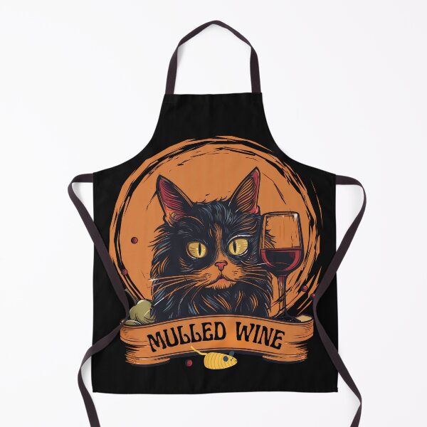Item preview, Funny Cat Mulled Wine Christmas Festive Fall Autumn Design  designed and sold by MTJ-Mushrooms.