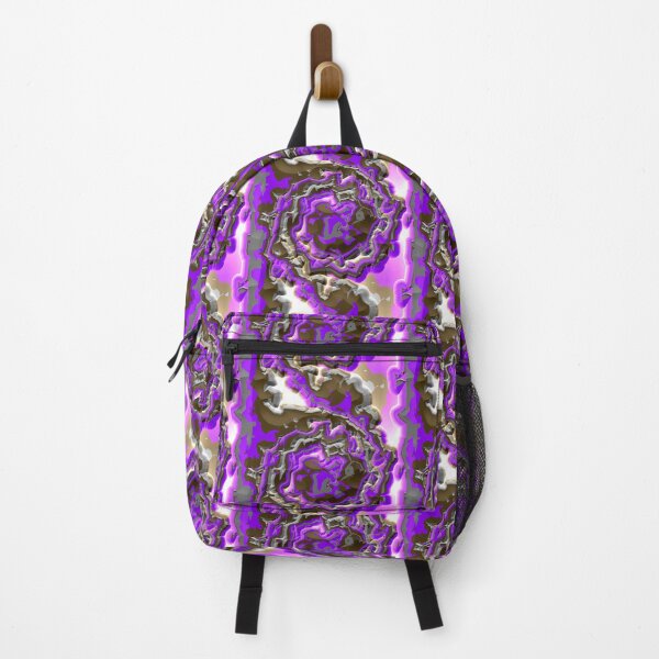 Item preview, Radical Glowy Purple Brown and Grey Spiral Pattern designed and sold by TheRulerofEarth.