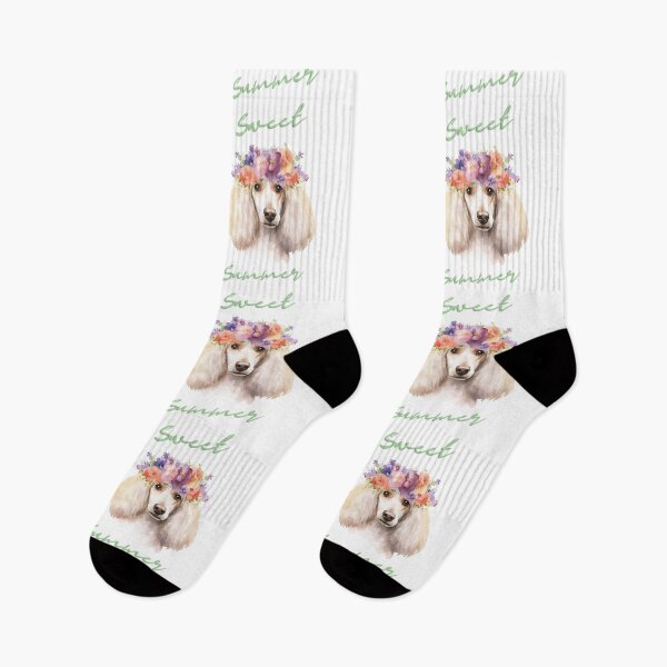 Item preview, Sweet Summer Poodle | Cute Boho Dog Art designed and sold by Graphlie.