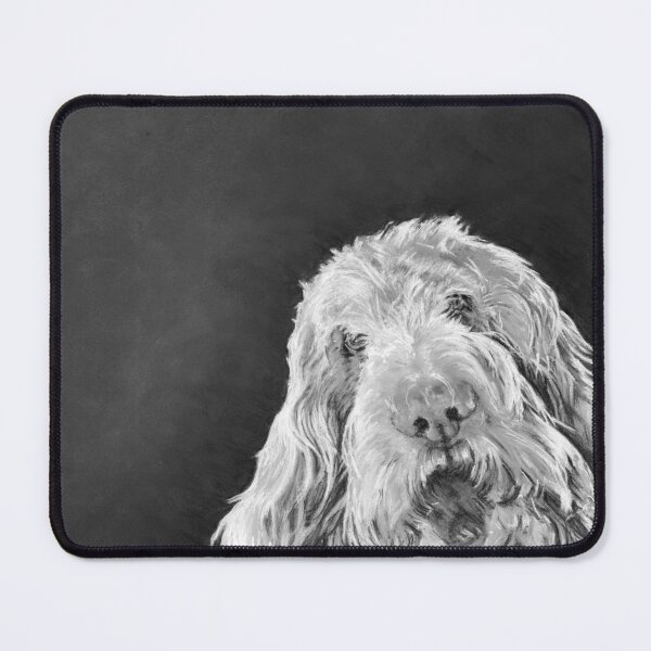 Item preview, Portrait of Italian Spinone in black and White designed and sold by Amanda Roussos.