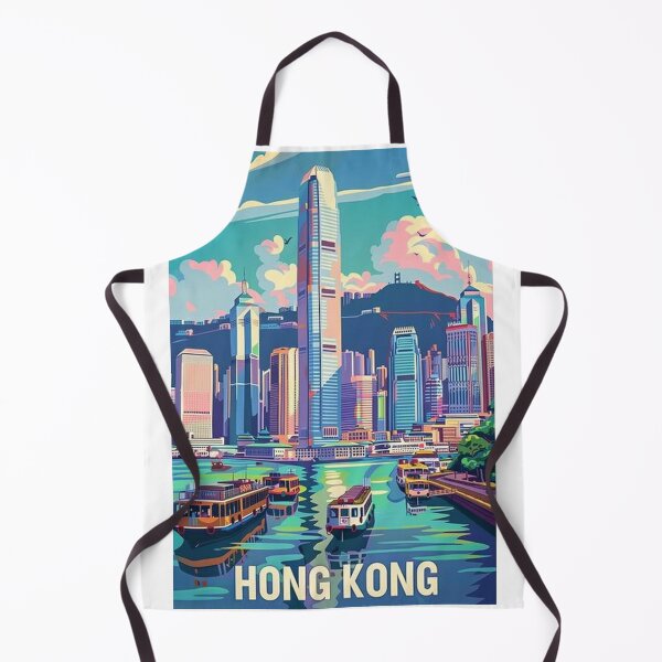 Item preview, HongKong Travel Poster, Perfect Gift for Travel Enthusiasts, Vintage Style Wall Art, HongKong Wall art for home decor, Hongkong print. Poster designed and sold by Thegalleryshop1.