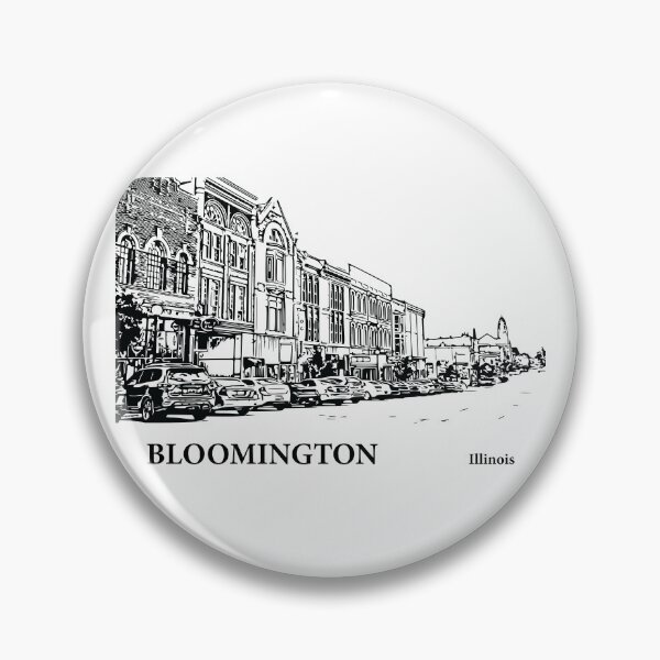 Item preview, Bloomington Illinois designed and sold by Lakeric Cityscapes.