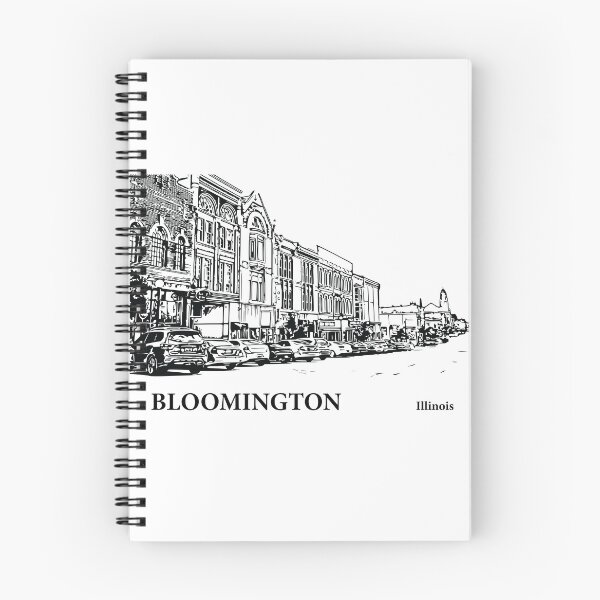 Item preview, Bloomington Illinois designed and sold by Lakeric Cityscapes.